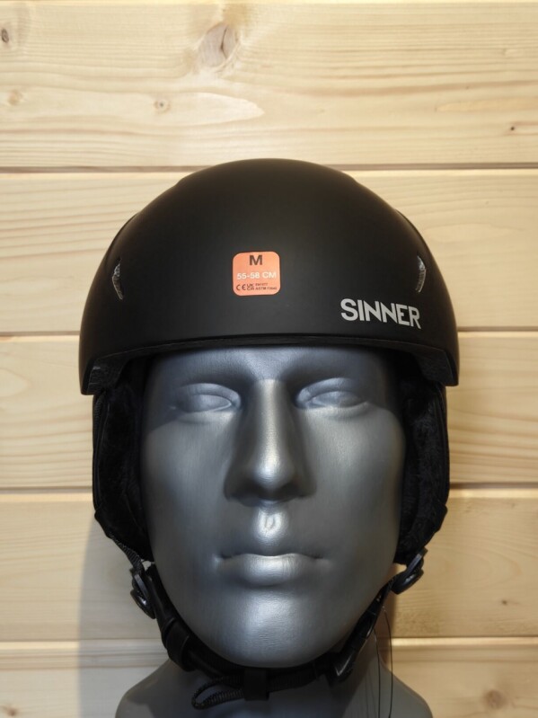 PRILBA SINNER CREST MATTE BLACK 55-58CM